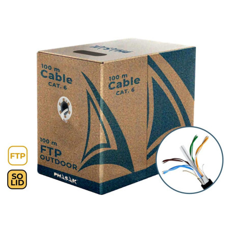 Bobina cable red exterior cca solido