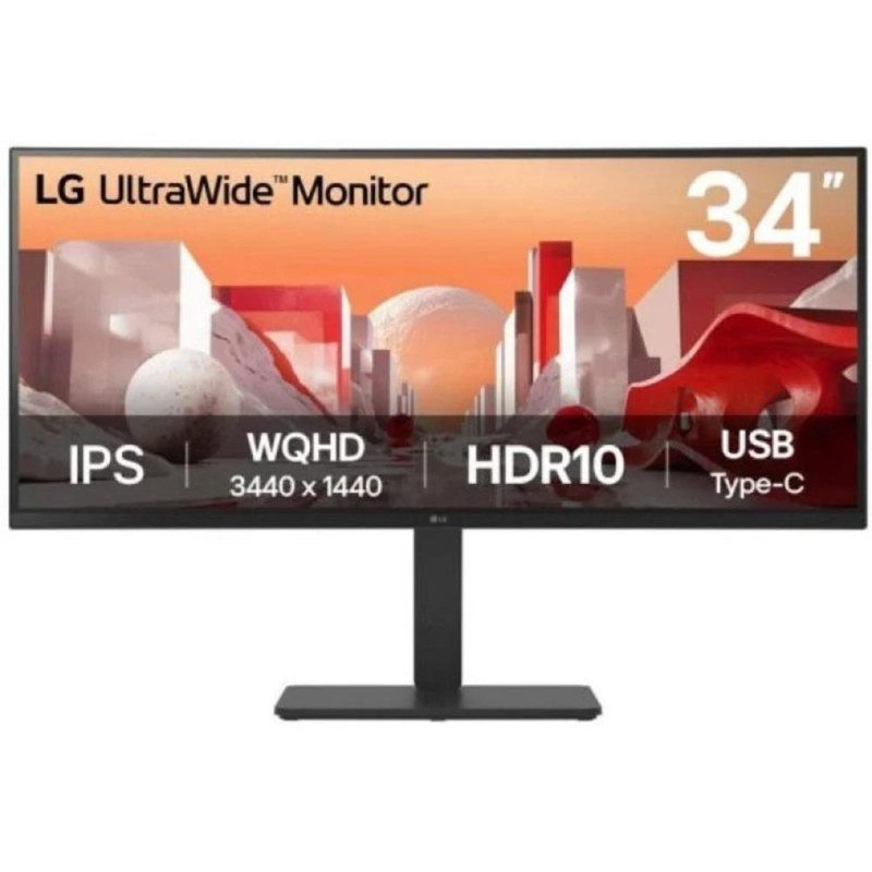 Monitor lg 34ba75qe b 34 pulgadas wqhd 60hz