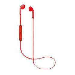 Auriculares bluetooth boton nevir rojo
