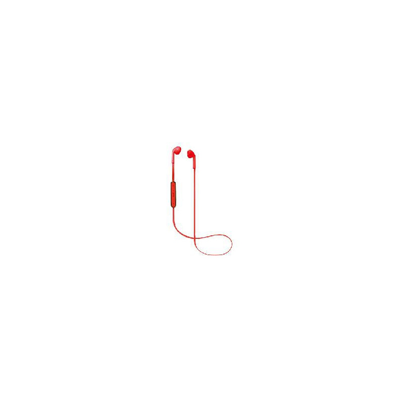 Auriculares bluetooth boton nevir rojo