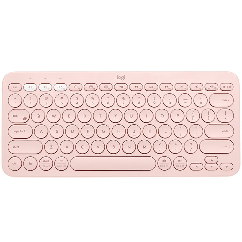 Teclado logitech k380 multi device bluetooth rosa