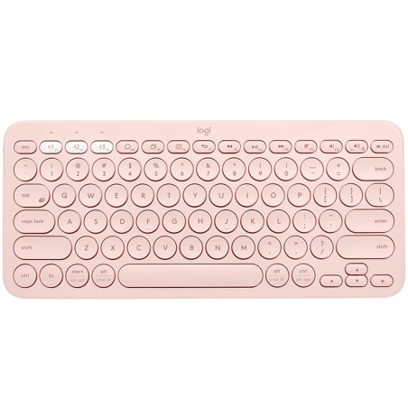 Teclado logitech k380 multi device bluetooth rosa