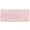 Teclado logitech k380 multi device bluetooth rosa