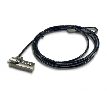Cable seguridad coneptronic portatiles 18m combinacion