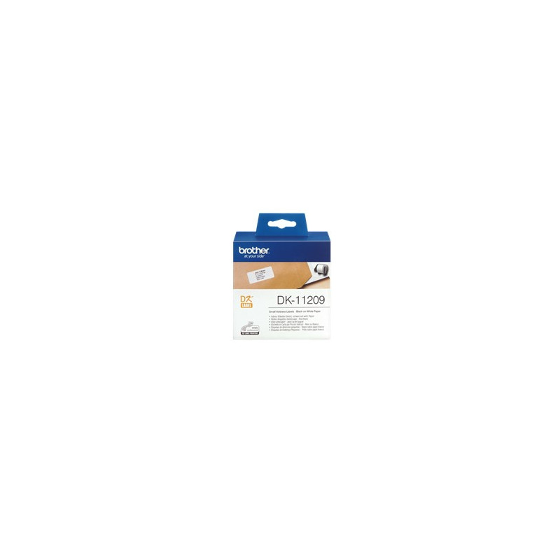 Etiquetas papel precortada brother dk11209 29