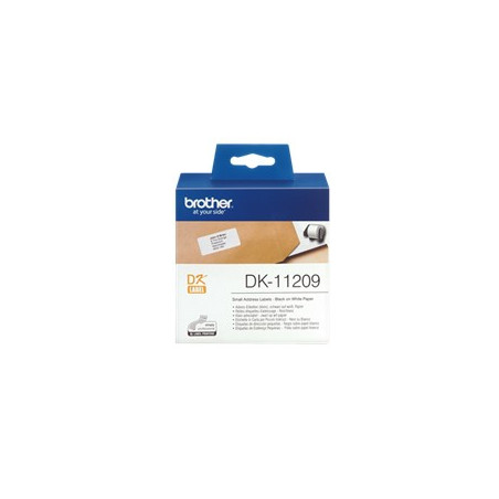 Etiquetas papel precortada brother dk11209 29