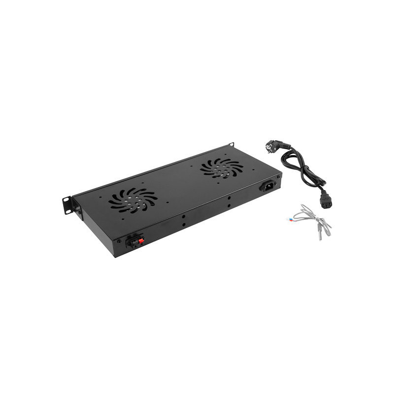 Panel ventilacion lanberg lcd 2 ventiladores