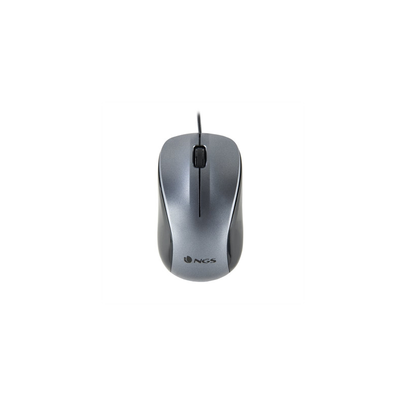 Raton optico ngs wired crew gris