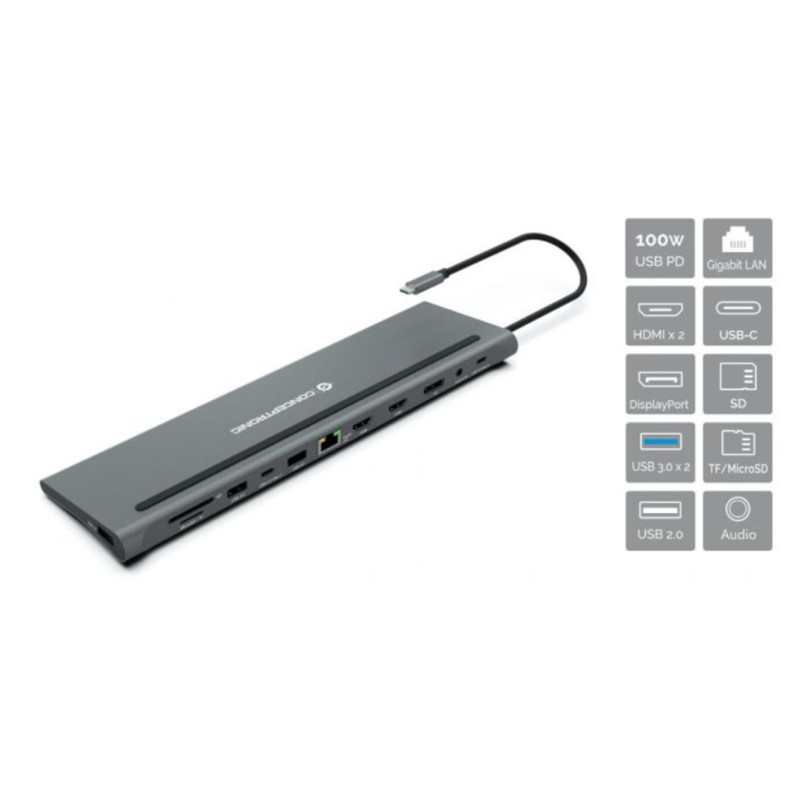 Docking station conceptronic usb tipo c