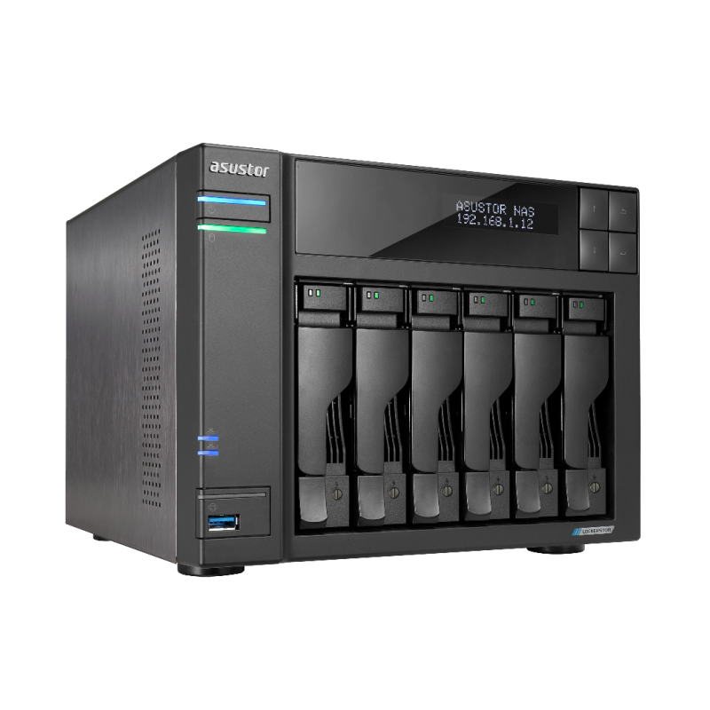 Servidor nas asustor tower 6 bay