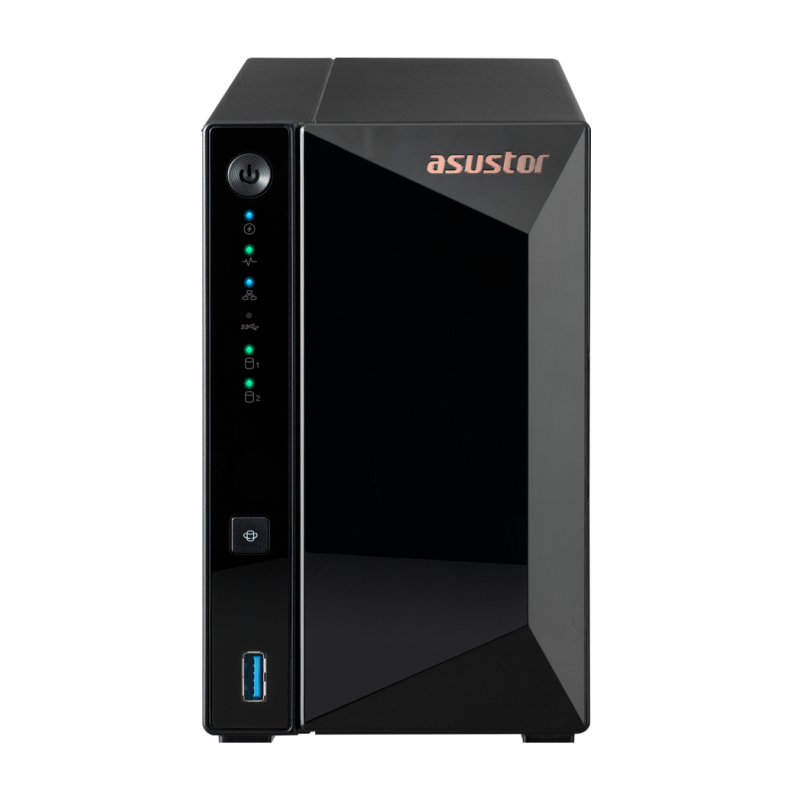 Servidor nas asustor 2 bay quad core