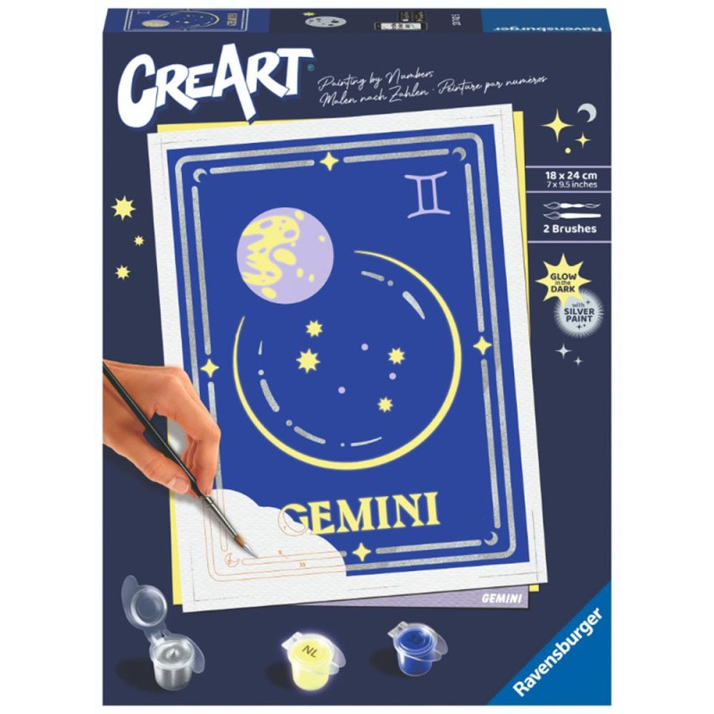 Kit pintar con numeros ravensburger creart