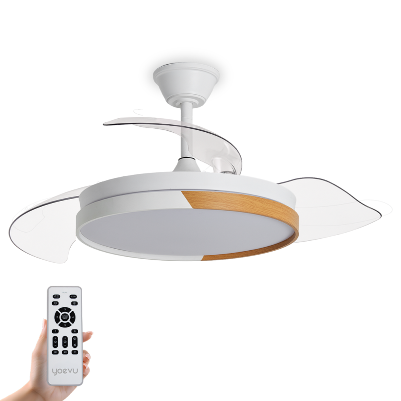 Yoevu nature white ventilador de techo con