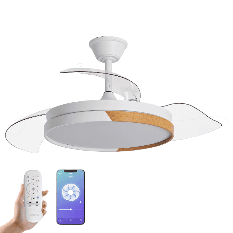 Yoevu nature white wifi ventilador de techo
