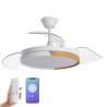 Yoevu nature white wifi ventilador de techo