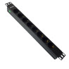 Regleta phasak 8 tomas rack 19 pulgadas