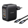 Cargador pared intenso gan w100acc 2x