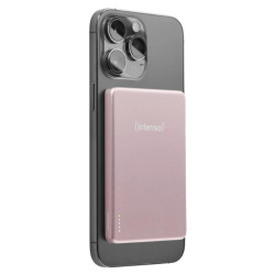 Powerbank intenso mw5000 magsafe rosado magnetico
