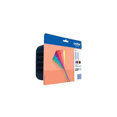 Pack cartuchos tinta brother lc223valbp negro