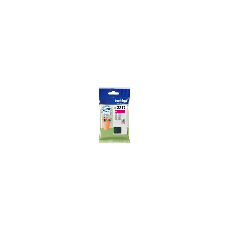 Cartucho tinta brother lc3217m magenta 550