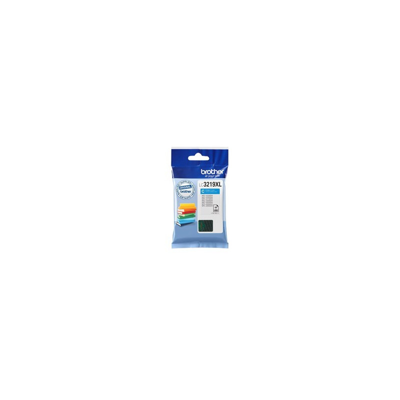 Cartucho tinta brother lc3219xlc cian 1500