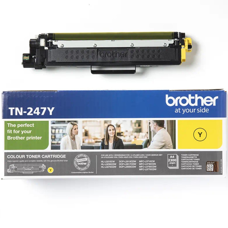 Toner brother tn247y amarillo 2300 paginas