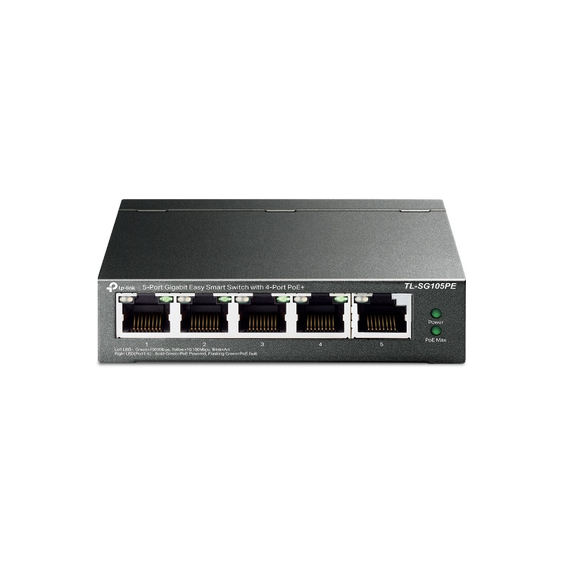 Switch 5 puertos tp link tl sg105pe easy