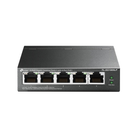 Switch 5 puertos tp link tl sg1005lp 10