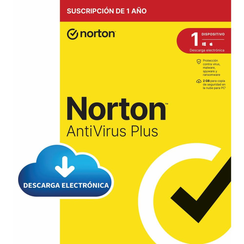 Antivirus norton antivirus plus 2gb espanol