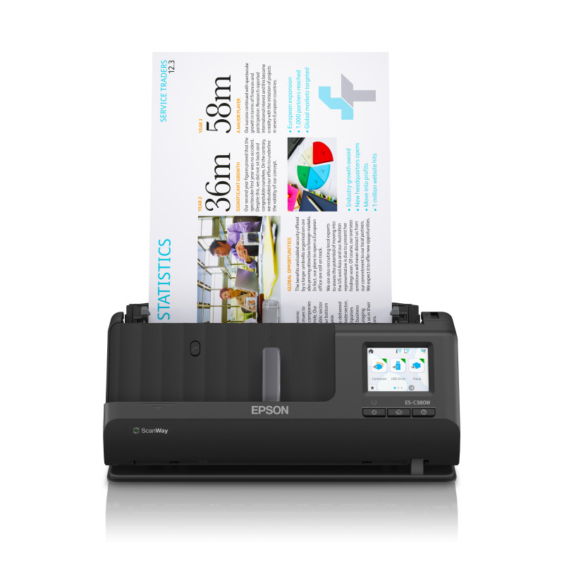 Escaner sobremesa epson es c380w a4 30ppm