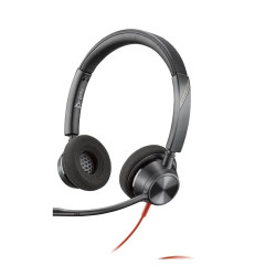 Auriculares poly estereo blackwire 3325 con