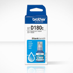 Botella tinta brother btd180c cian 5000