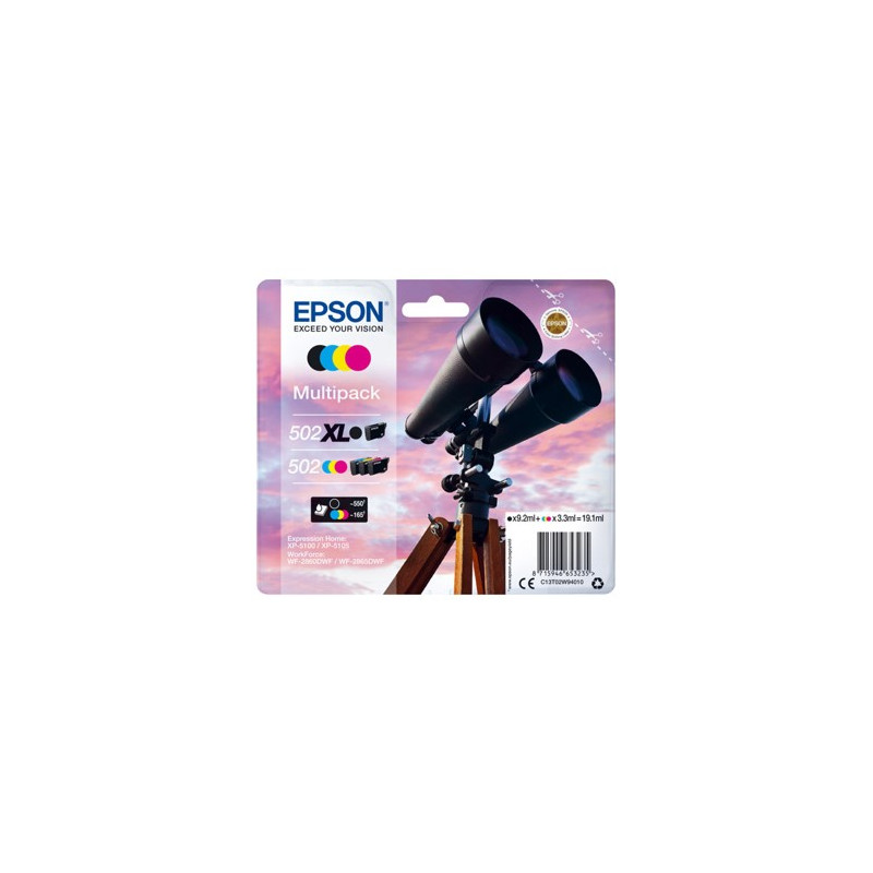 Multipack tinta epson 502xl negro 