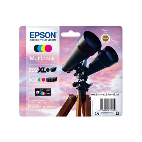 Multipack tinta epson 502xl negro 