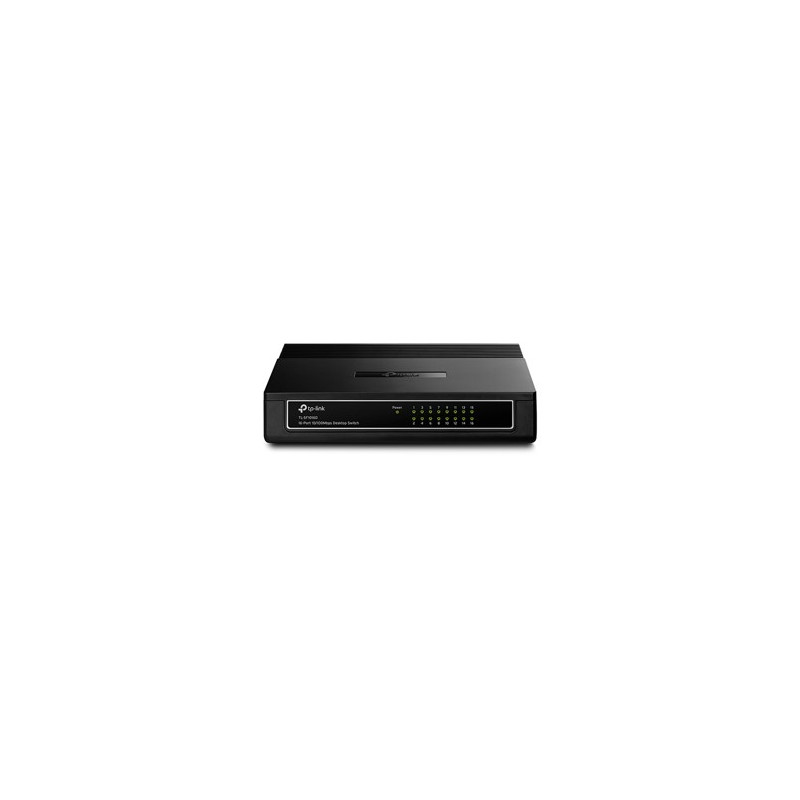 Switch 16 puertos 10 100 tp link