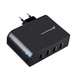 Cargador pared 51v 4 entradas usb