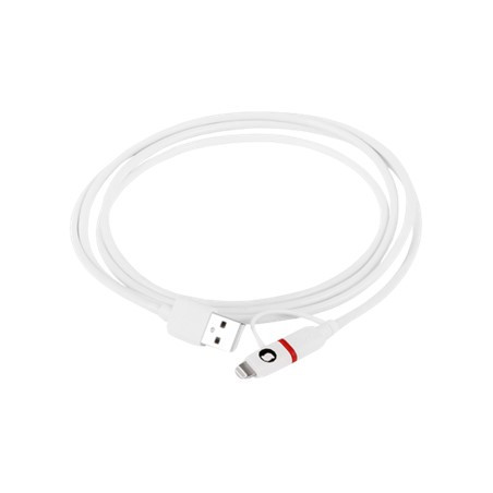Cable silver ht micro usb combo