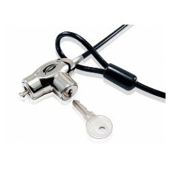 Cable seguridad antirrobo con llave portatil