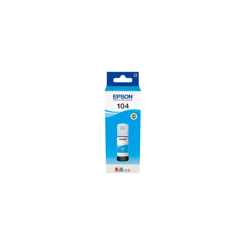 Cartucho ecotank epson 104 cian ink