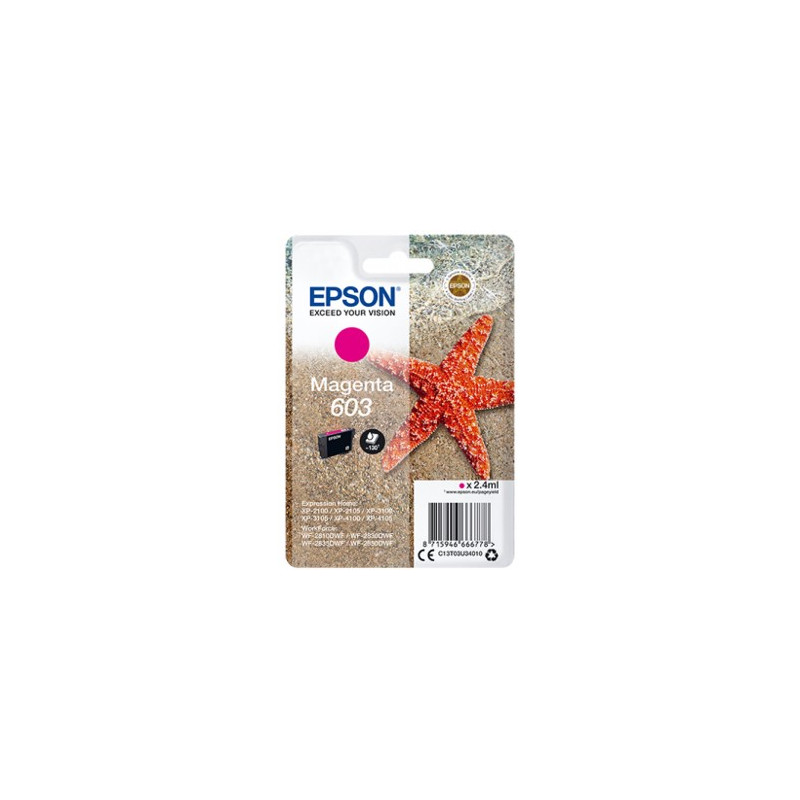 Cartucho tinta epson c13t03u34010 singlepack magenta