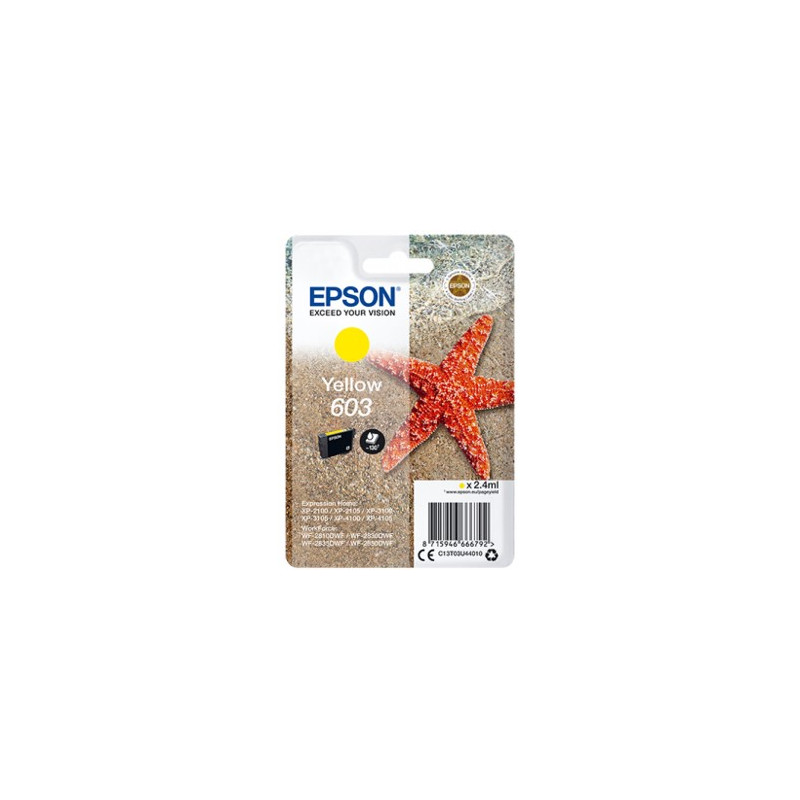 Cartucho tinta epson c13t03u44010 singlepack amarillo