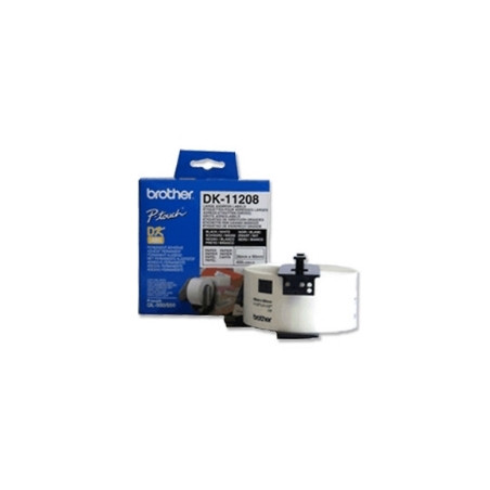 Etiquetas papel precortada brother dk11208 38