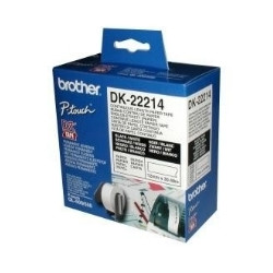 Etiquetas cinta continua brother blanca dk22214