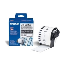 Etiquetas cinta continua brother blanca dk22223