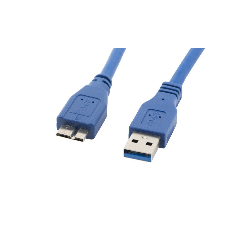 Cable usb lanberg 30 macho micro