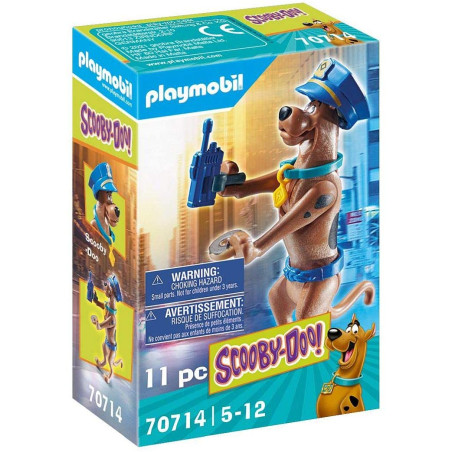 Playmobil scooby doo figura coleccionable policia