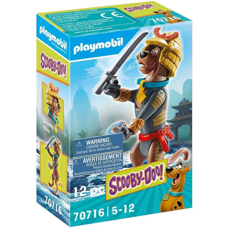 Playmobil scooby doo figura coleccionable samurai