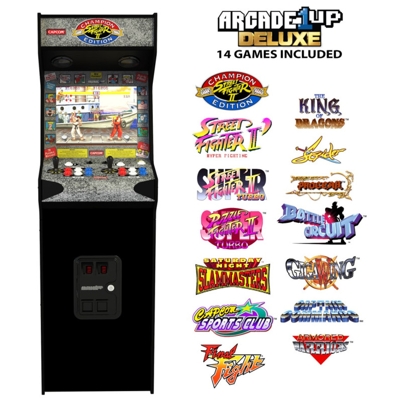 Maquina arcade arcade1up street fighter deluxe