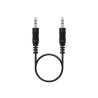 Cable audio nanocable 1xjack 35 a 1xjack 35