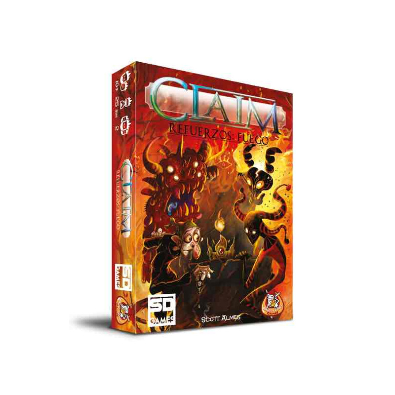 Juego mesa claim refuerzos fuego pegi